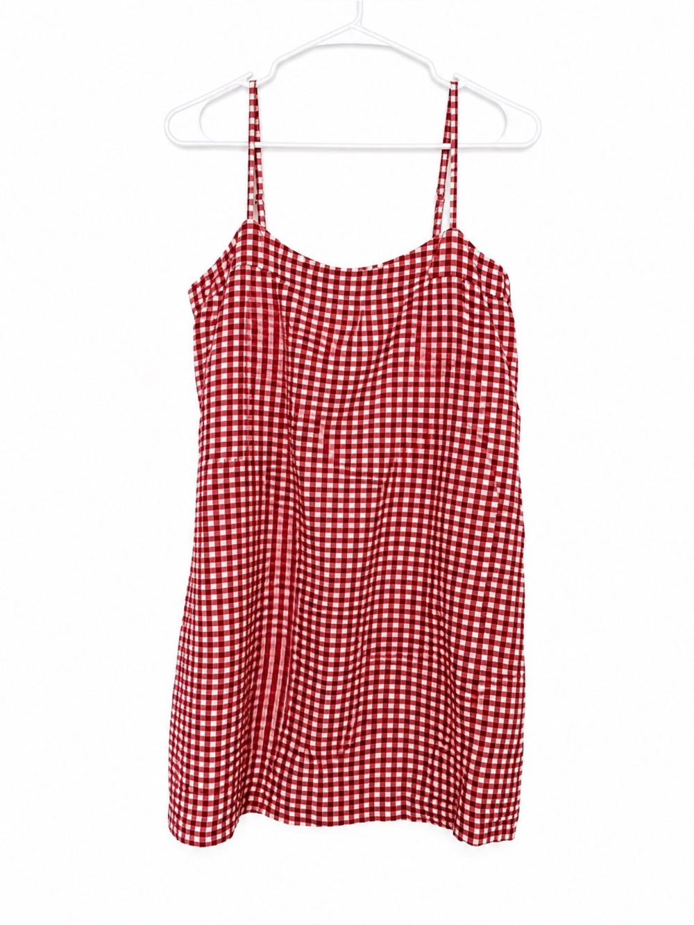 Abercrombie & Fitch Red and White Gingham Top